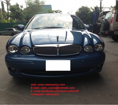JAGUAR - X-TYPE - 2.5 V6 AT  ปี2003 สีฟ้า เกียร์อัตโนมัติ เครื่องเบนซิน 2500cc