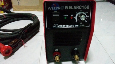 เครื่องเชื่อมระบบอินเวอร์เตอร์ยี่ห้อ เวลโปร ขนาด160Aพร้อมใช้งานครับ