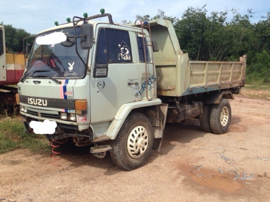 ขาย6ล้อดั๊ม ISUZU 195แรงม้า หัวฟ้าแท้ สนใจโทร0819701072