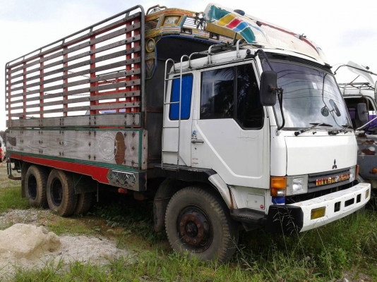 ขายรถ บรรทุก10ล้อ mitsubishi แผงไม้