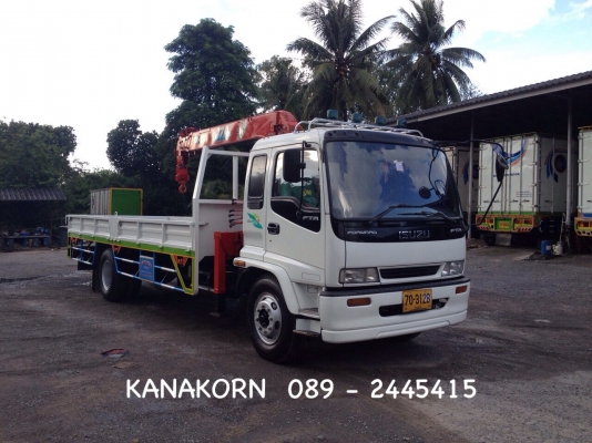 *** ขายไปจังหวัดกรุงเทพมหานครเรียบร้อย *** ขาย ISUZU DECA FTR 200 แรง ( EURO 2 ) ปี 2547 เฮี๊ยบ UNIC 3.7 ตัน 6 ปลอก ท้อง V หกเหลี่ยม
