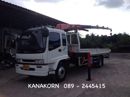 *** ขายไปจังหวัดกรุงเทพมหานครเรียบร้อย *** ขาย ISUZU DECA FTR 200 แรง ( EURO 2 ) ปี 2547 เฮี๊ยบ UNIC 3.7 ตัน 6 ปลอก ท้อง V หกเหลี่ยม