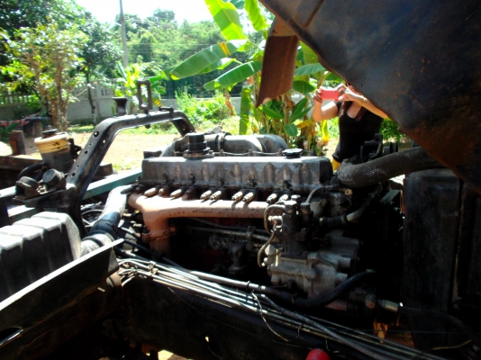 ขายด่วนรถสิบล้อFL176ดรั้มเครือง185แรงม้าวางไฮเทกหัวลงเล่ม