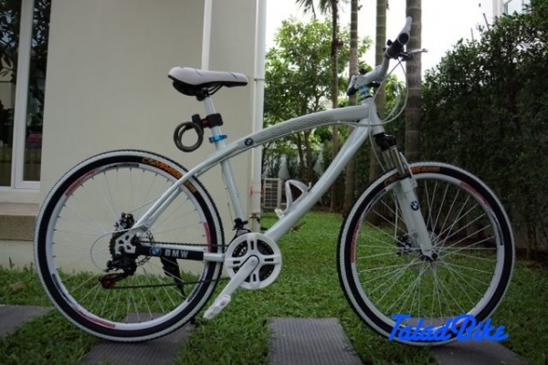 จักรยานเสือภูเขา BMW เฟรมโค้งสุดเท่ห์ เกียร์ Shimano 21 speed