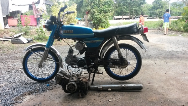 ขาย YAMAHA Dx100 ทะเบียนโอน เครื่องเวฟ100