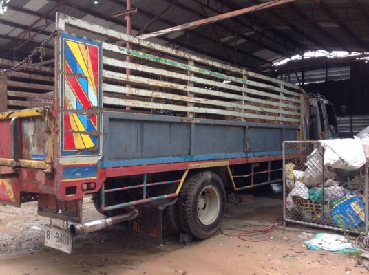 ขายรถบรรทุก 6 ล้อยาว ติดเครน เฮี๊ยบ สภาพดี (ลดสุดๆ)