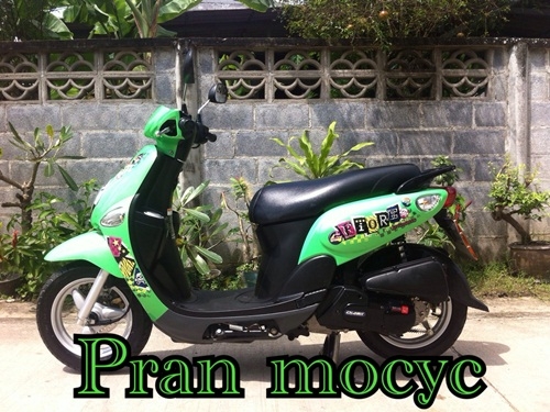 ขายyamaha fiore สีเขียวดำ ปี2555