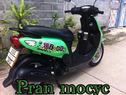 ขายyamaha fiore สีเขียวดำ ปี2555