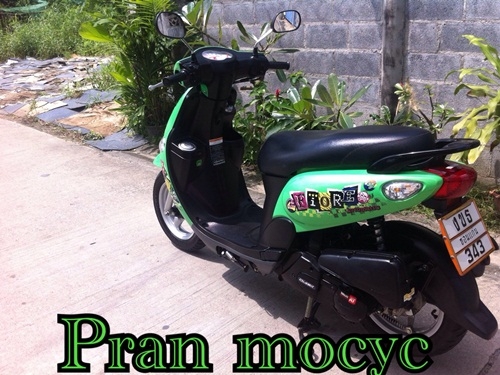 ขายyamaha fiore สีเขียวดำ ปี2555