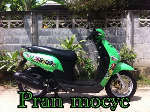 ขายyamaha fiore สีเขียวดำ ปี2555