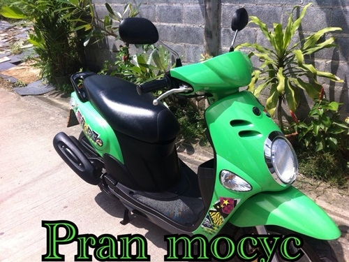 ขายyamaha fiore สีเขียวดำ ปี2555