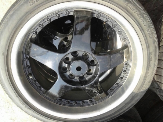 แม็กขอบ 17x7  4รู100 114  พร้อมยาง 205 45 17