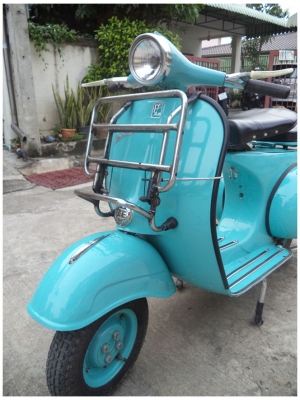 -----  Vespa 64 สีฟ้า สภาพสวยมาก -------
