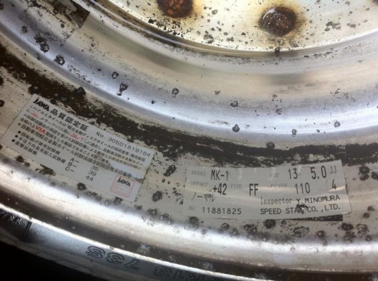 Speed Star mk1 ขอบ13 4รู110