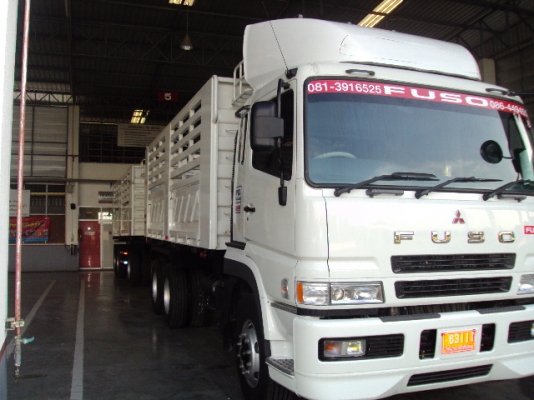 ขาย FUSO FV 380 แรงม้า ปี55 แม่ลูกดั้มสามมิตร ราคา2ล้าน โทร 0955241989