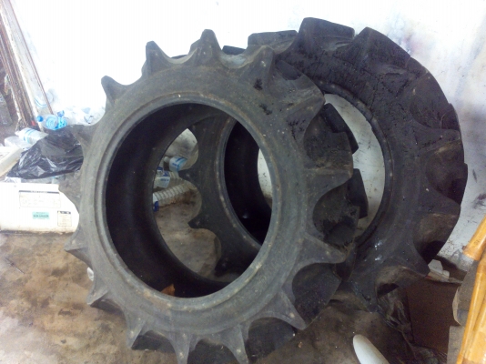 ยางรถไถ KUBOTA-ISEKI  ขอบ24 - 11.2 บิตสโตน ยางใหม่ จาก ญี่ปุ่ีน