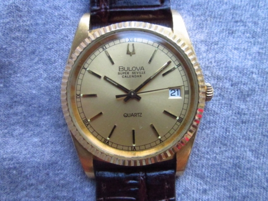 +++++ BULOVA ขอบหยักเรือนทอง +++++