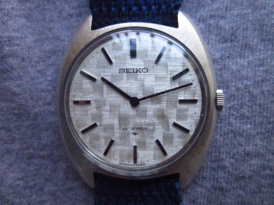 +++++ SEIKO หน้าปัดลายผ้าหายาก +++++
