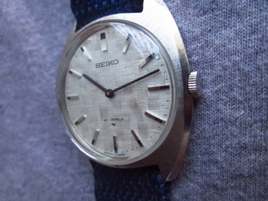 +++++ SEIKO หน้าปัดลายผ้าหายาก +++++ +++++ SEIKO หน้าปัดลายผ้าหายาก +++++