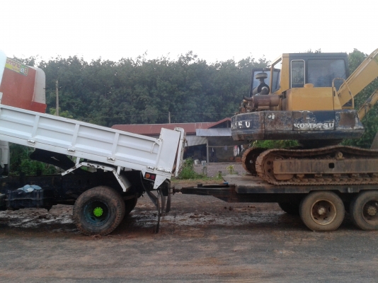 ขาย isuzu rocky195 หกล้อดั้ม เอกสารครบ  และแมกโคpc60-5  ไม่มีเอกกสาร และพ่วงเทลเลอร์