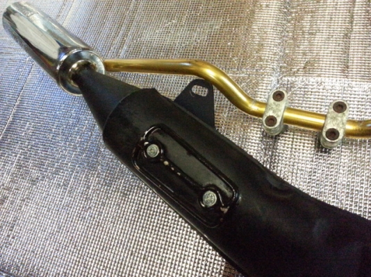 ขายท่อ RXZ สภาพดี แถมแฮนบาร์พร้อมตุ๊กตาแฮนด์