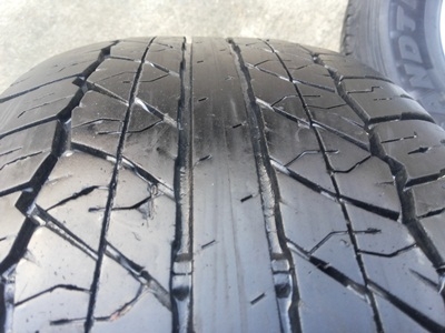 ขายแม็กISUZU 16 นิ้ว 6 ก้าน พร้อมยาง255/70/16ปี10 DUNLOP AT20 1 ชุด