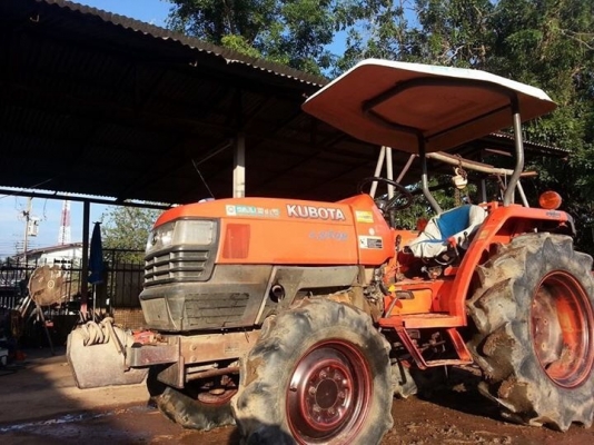 คูโบต้า L3408 4 WD 2 เพลา พร้อมโรตารี่โชคชัย 1.60 รถสภาพเดิมๆใช้งานได้เลย