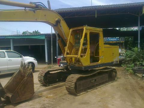 ขายรถแบ็คโฮ komatsu pc120 รุ่น 2 เครื่องปั๊มเดิม เอกสารสัญญาซื้อขาย