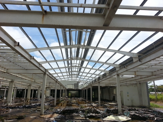 ขายโครงสร้างเหล็กโรงงาน