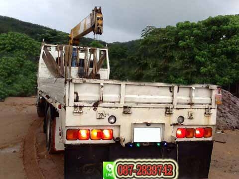 ขาย  รถบรรทุก 6 ล้อ ติดเครน  TADANO ไมล์ 130,370 กม.