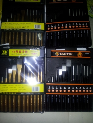 เหล็กตอกส่ง  pin  สลัก  สกัด กลมแบบ  เหล็กตอกนำศูนย์  ครบชุด