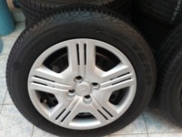 ขายล้อกระทะขอบ 15 พร้อมยาง ชุดละ 1800