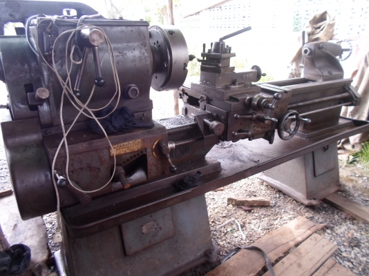แท่นกลึง 7 ฟุต รุ่นหนัก 2 เพลา เกียร์บล็ออก กลึงเกลียวได้ 85,000