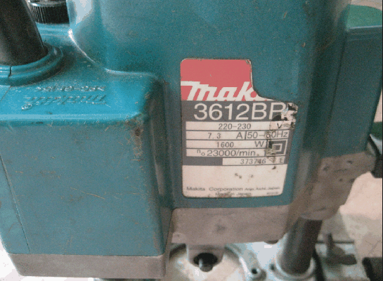ขายตัวเจาะเซาะร่อง Makita 3612BR 1600W 23000/min แท้100\%