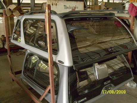 ขายหลังคาไฟเบอร์รถกระบะมือ2+ของใหม่