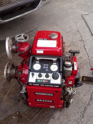 ขายเครื่องดับเพลิง หาบหาม เก่าญี่ปุ่น เครื่องติดพร้อมใช้ครับ รุ่น GR2000