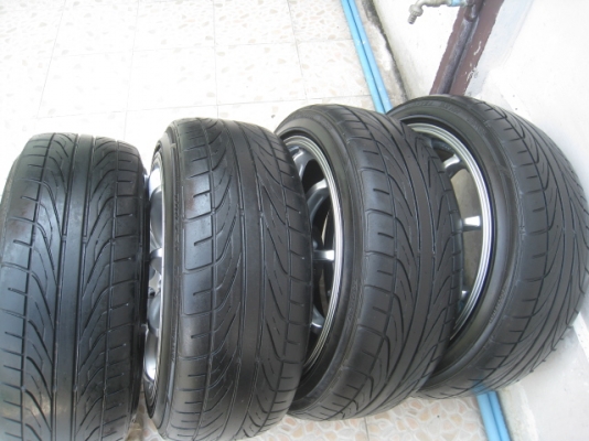 ขายล้อแม็กมือสอง Advan racing ขอบ17 หน้า 7หลัง 8 4รู100+ ยางปี 12  สนใจติดต่อเล็กคลองสามครับ (081-3747940)