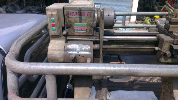 Sell> แท่นกลึงมือสอง Dashin ใต้หวัน 3 ฟุต เพลาเดียว เดินออโต้/กลึงเกลียว ได้หมดครับ กำแพงแสน นครปฐม