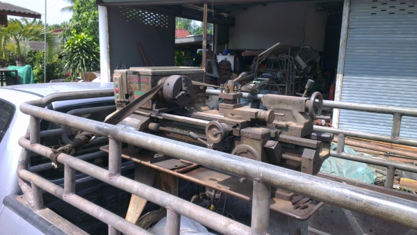 Sell> แท่นกลึงมือสอง Dashin ใต้หวัน 3 ฟุต เพลาเดียว เดินออโต้/กลึงเกลียว ได้หมดครับ กำแพงแสน นครปฐม