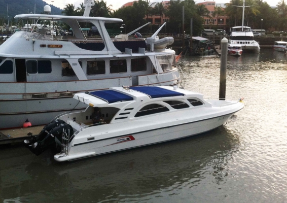 ขายเรือใหม่ SpeedBoat 2เครื่องยนต์ www.seaman-yacht.com