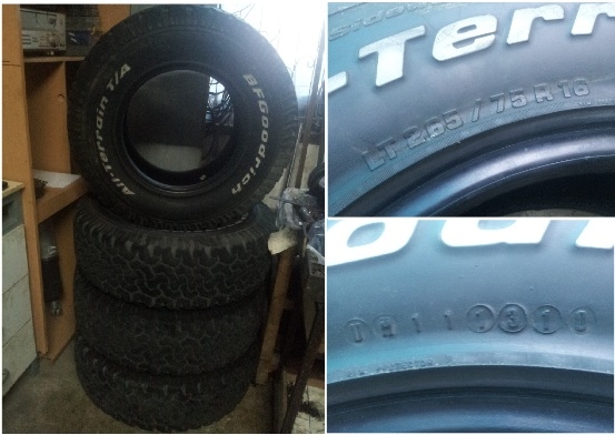 ขาย ยาง BF-Goodrich AT ขนาด 265/75 R16