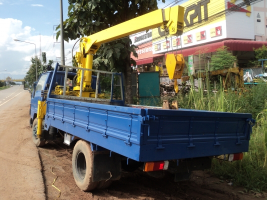 ขายด่วน รถเครน(ติดคอกเพิ่ม) TOYOTA  DYNA 300 เครื่อง 14B ติดเครนทอนาโด 2.9 ตัน