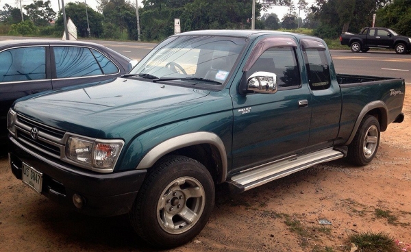 ***ขายแล้วครับขอบคุณ Truck2hand ขายกระบะแค็ป TOYOTA TIGER 3.0 ปี42/99 เครื่อง5Lเดิมๆ  แน่นแรง ไม่มีเยิ้ม ช่วงล่างดีคัสซีสวย ไม่มีผุ กระบะสวย สีสันสวย หัวเก๋งไม่ผุภายในสวยคอนโซลครบ แอร์ พ.พาวเวอร์ ยางสวย4เส้น เอกสารครบ ราคาต่อรองได้เด้อ พี่น้องครับ