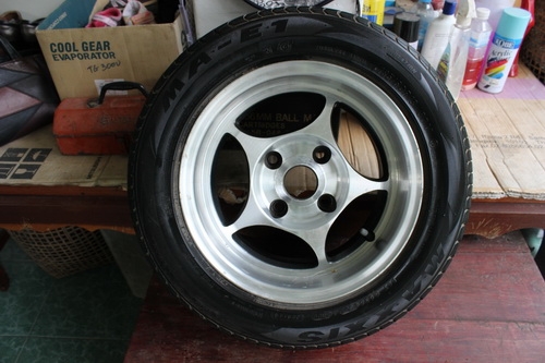 ขายด่วนล้อแม็กมิร่าพร้อมโป่งfiber