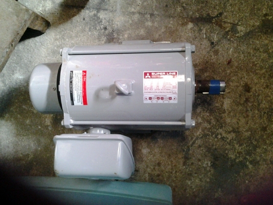 ขาย !!  มอเตอร์ (motor) 3HP.220v.พร้อมใช้งาน ยี่ห้อมิตซู