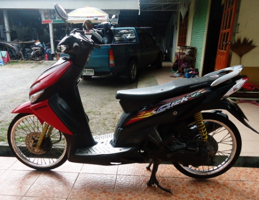 +++ขายHonda click จดปี50 เอกสารชุดโอนครบ สภาพพร้อมใช้+++