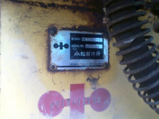 รถตัก KOMATSU WA120-1 ซีเรียล 12182  แรงตักดี ทำงานไว ประหยัดน้ำมัน สีเดิม ๆ