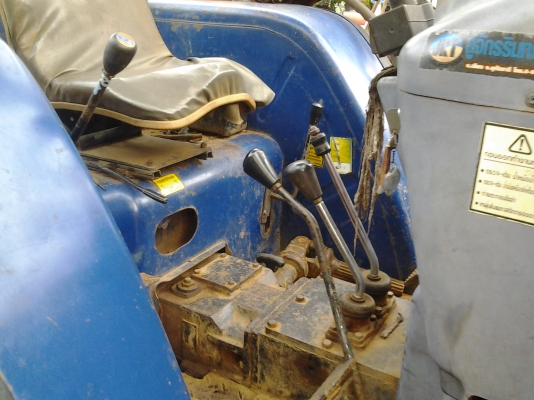 CHAMP รถไถ 2 เพลา 55DI หาง6 โรตารี่ ใบดัน