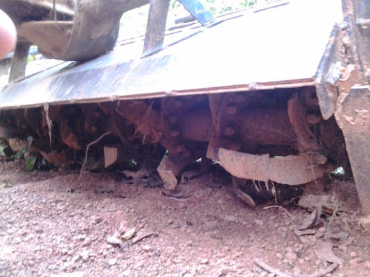 CHAMP รถไถ 2 เพลา 55DI หาง6 โรตารี่ ใบดัน