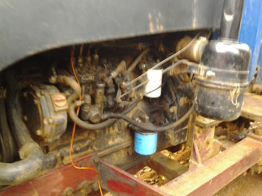 CHAMP รถไถ 2 เพลา 55DI หาง6 โรตารี่ ใบดัน